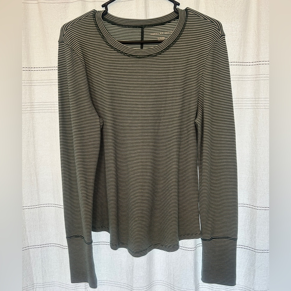 American Eagle Fitted Waffle Long Sleeve
